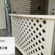 玄関木格子