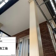 玄関前柱